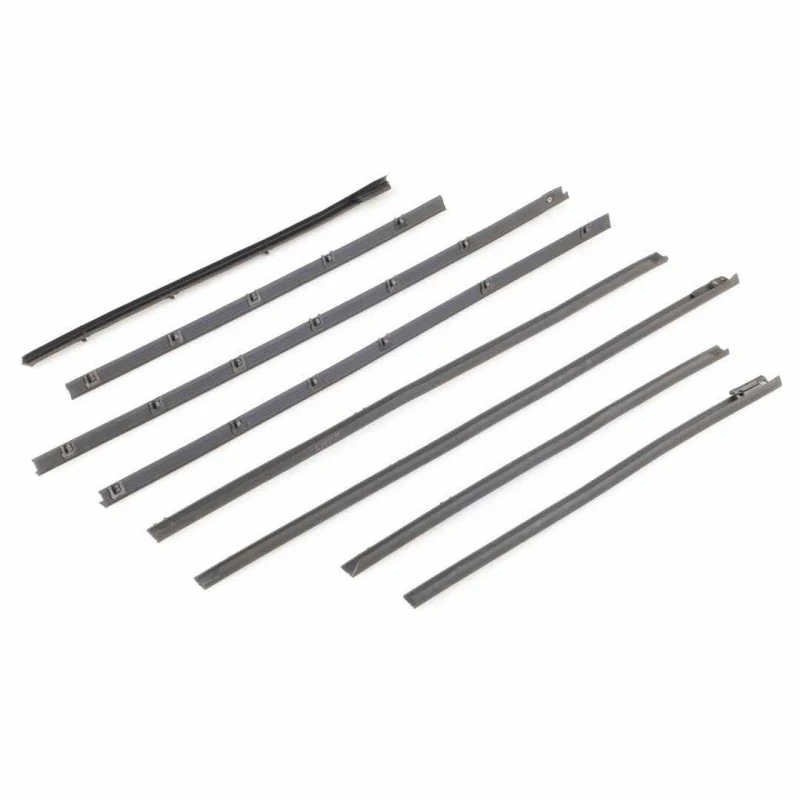 Front and Rear Door Beltline Window Felts - 64 Chevelle Coupe
