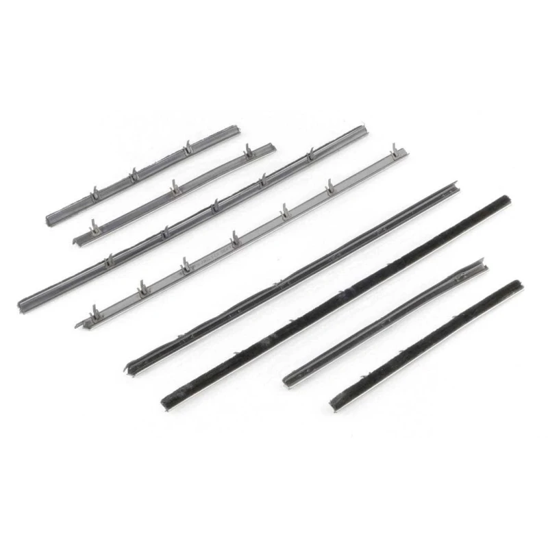 Front and Rear Door Beltline Window Felts - 66-67 Chevelle Convertible