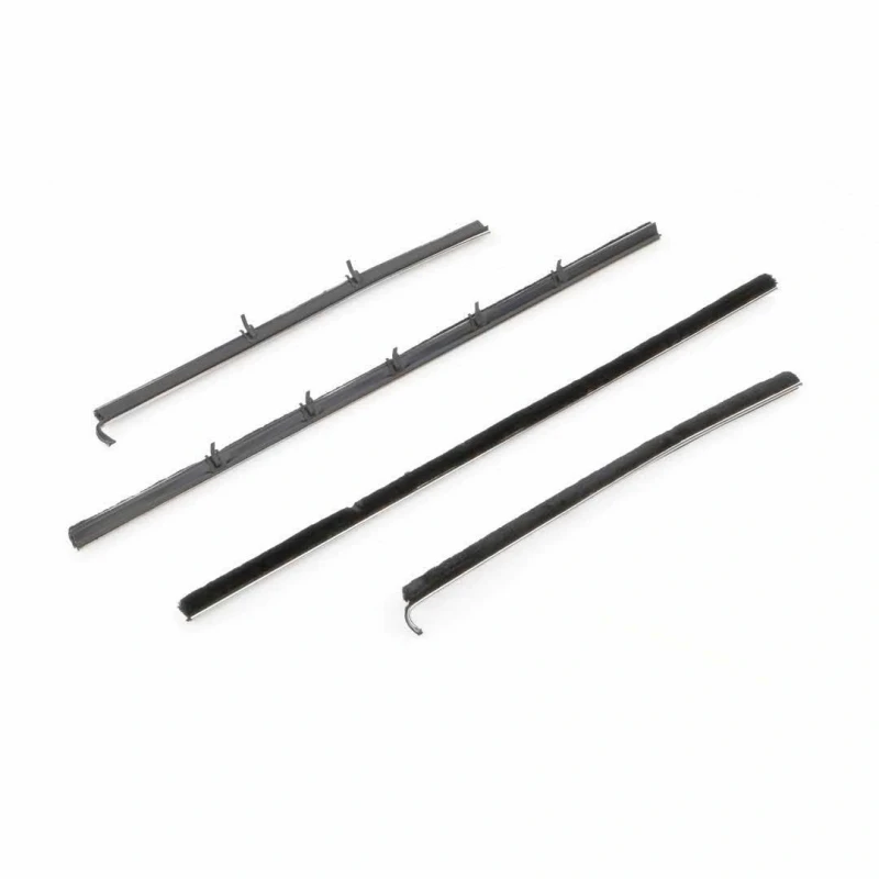 Front and Rear Door Beltline Window Felts - Outer - 66-67 Chevelle Coupe