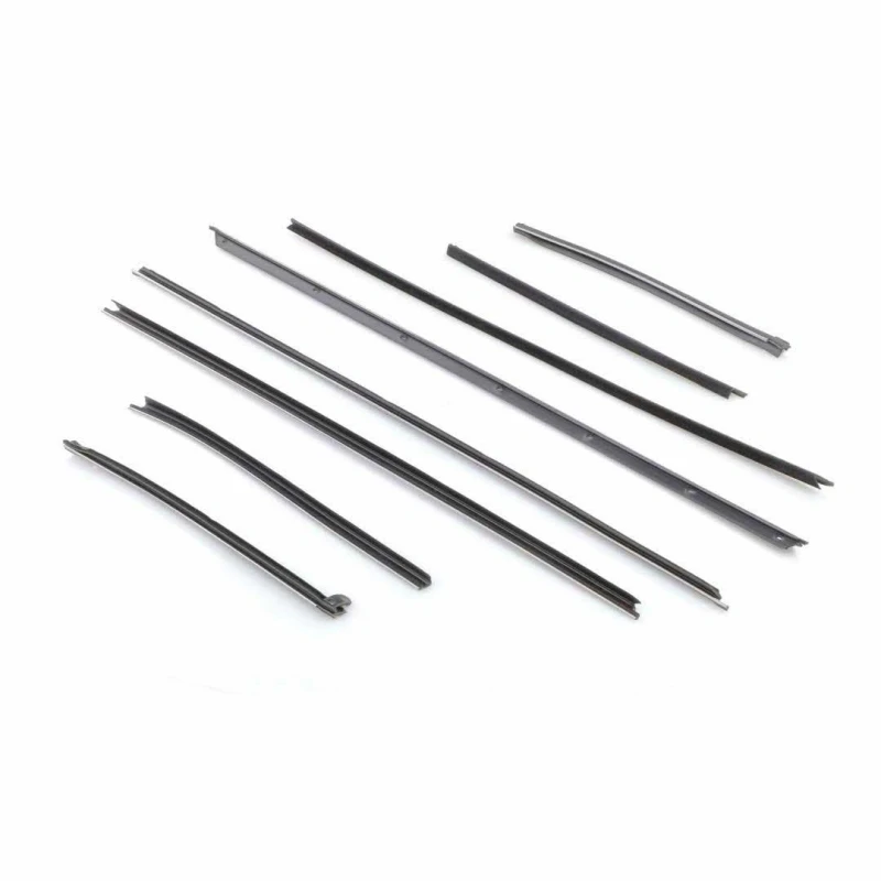 Front and Rear Door Beltline Window Felts - 70-72 Chevelle Convertible