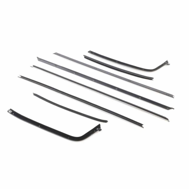Front and Rear Door Beltline Window Felts - 70-72 Chevelle Coupe