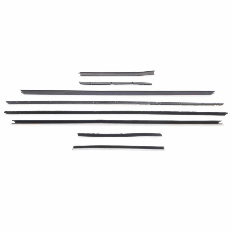 Front and Rear Door Beltline Window Felts - 68 Camaro Convertible