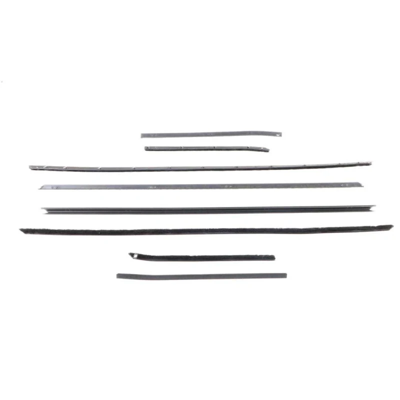 Front and Rear Door Beltline Window Felts - Inner & Outer - 68 Camaro Coupe w/ Standard Interior & Special Belt Moldings