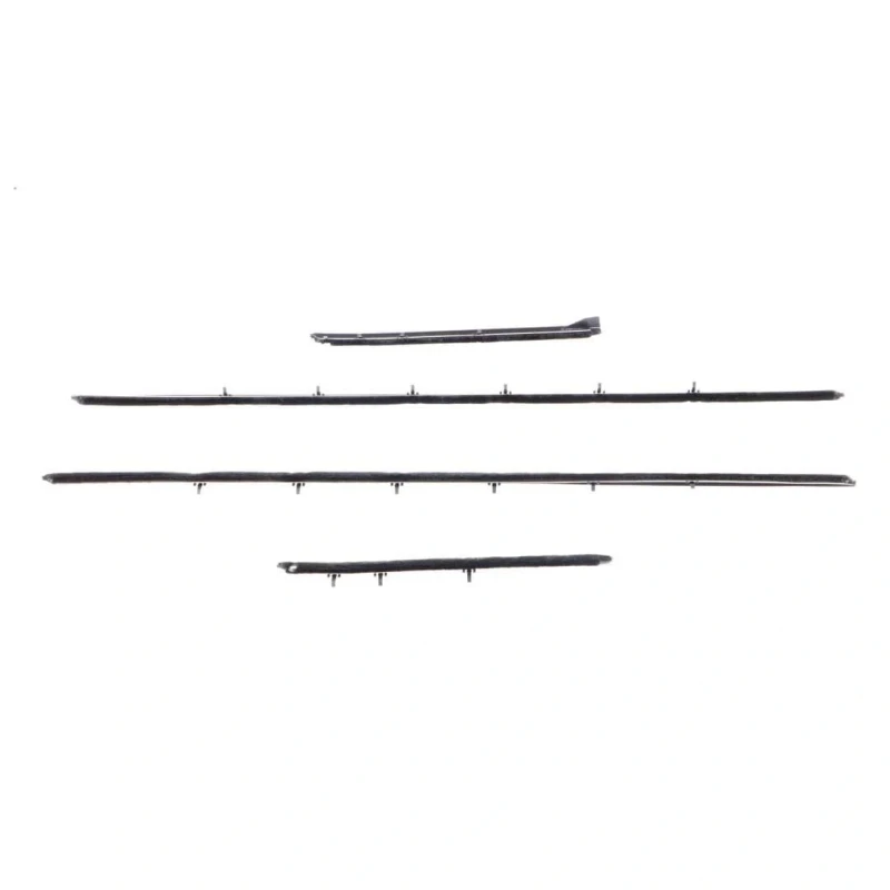 Front and Rear Door Beltline Window Felts - Outer - 68-69 Camaro Coupe
