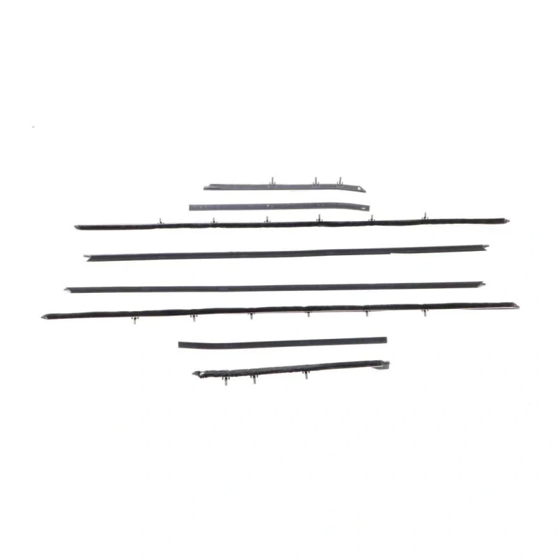 Front and Rear Door Beltline Window Felts - 68-69 Camaro Coupe Standard Interior