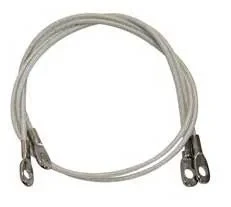 Hood Pin Cables - 18inch - Pair - 70-74 Challenger