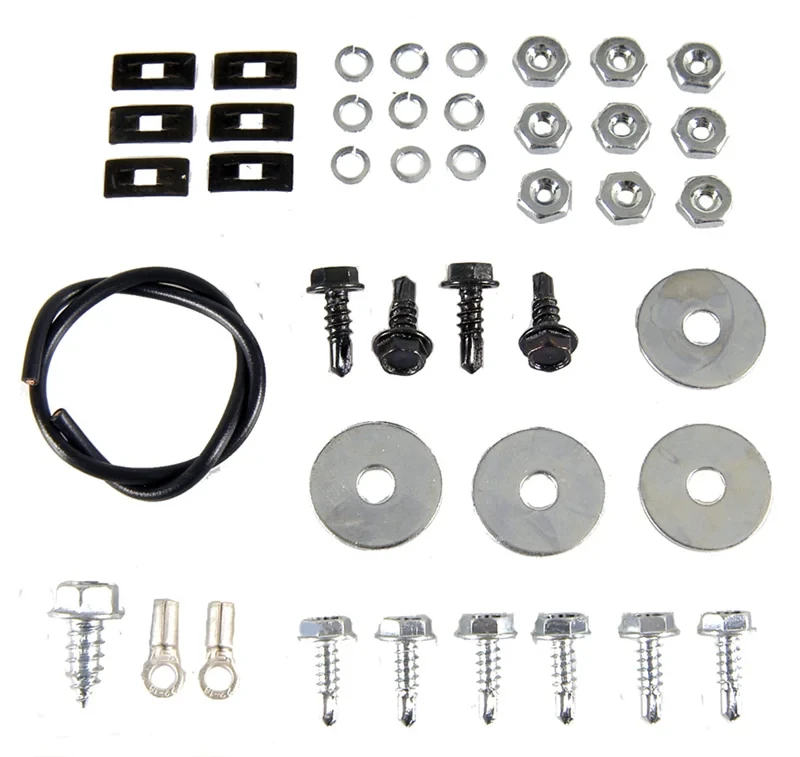 Console Gauge Hardware Set - 67-69 Camaro; 68-74 Chevy II Nova; 74 GTO; 71-74 Ventura
