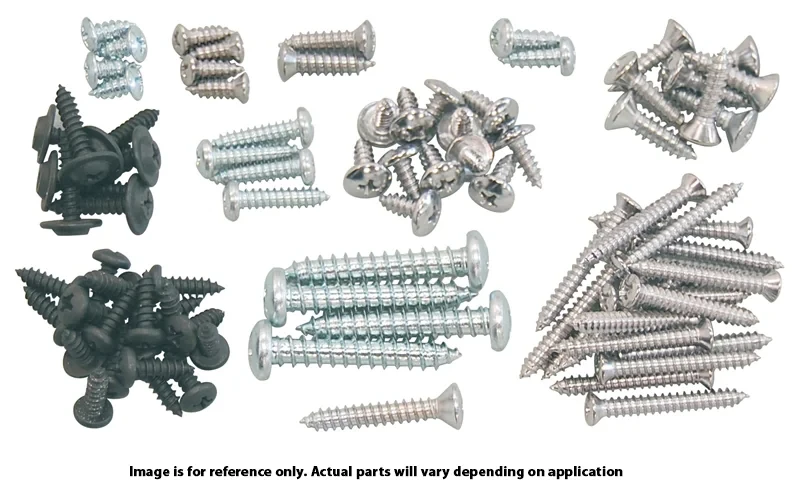 Interior Trim Screw Set - 68 Barracuda Coupe w/o Fold Down Seat