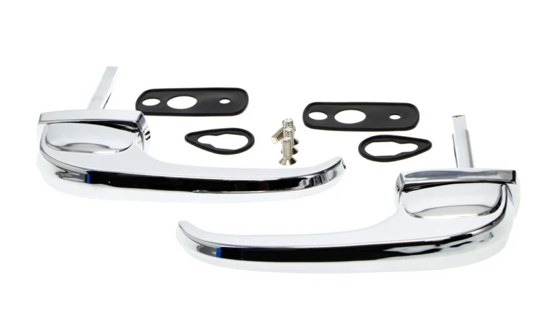 Outside Door Handle Set - Chrome - Pair - 47-51 Chevy GMC Pickup Truck Suburban