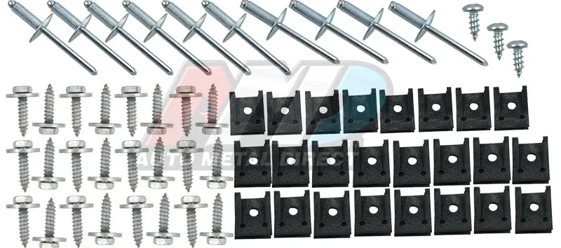Air Grabber Mounting Bolt Kit - 70-72 Road Runner GTX; 71-72 Charger