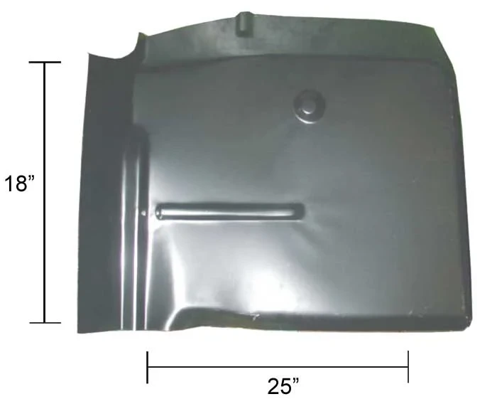 Front Cab Floor Half - Universal Patch - RH - 60-66 Chevy GMC C/K Truck