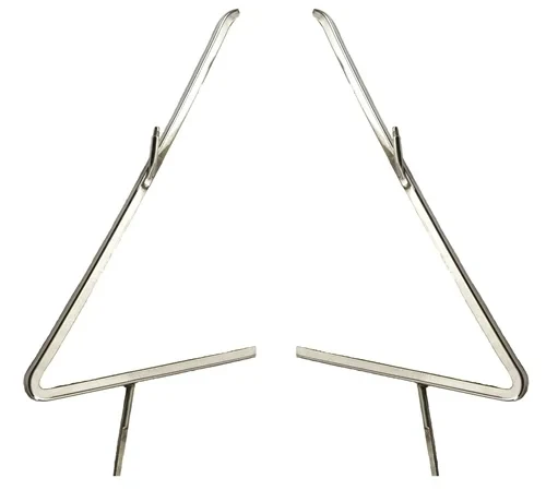 Vent Window Glass Frames - Pair - 67 Camaro Firebird