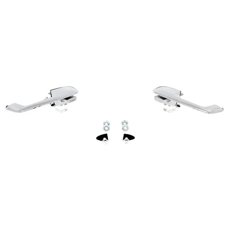 Exterior Door Handles - Inward and Outward - Chrome - Pair - 68-70 Dodge Plymouth B-Body
