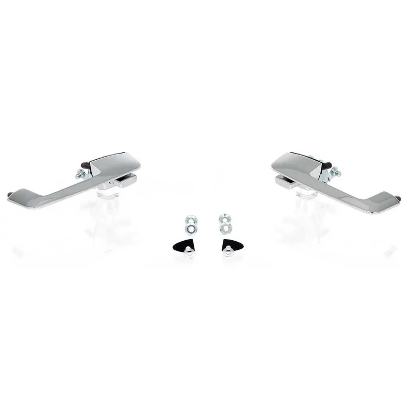 Exterior Door Handles - Outward - Chrome - Pair - 68-70 Dodge Plymouth B-Body