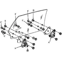 1973 Dodge Challenger Door Glass Mounting Kits