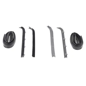 Rear Door Window Channel Kit - 6pcs - 81-91 Chevy GMC CK Crew Cab Trucks Suburban - Image 2 of 7