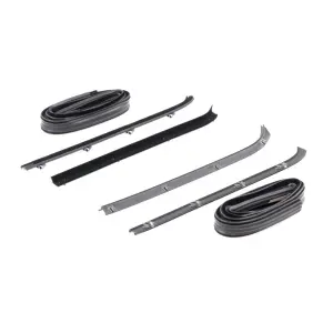 Rear Door Window Channel Kit - 6pcs - 81-91 Chevy GMC CK Crew Cab Trucks Suburban - Image 1 of 7