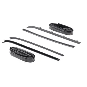 Rear Door Window Channel Kit - 6pcs - 81-91 Chevy GMC CK Crew Cab Trucks Suburban - Image 3 of 7