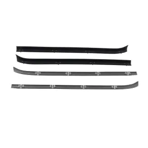 Rear Side Door Window Felts - Inner & Outer - 73-91 Chevy GMC CK Crew Cab Pickup Suburban - Image 2 of 4