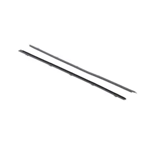Front Door Beltline Window Felts - Black - Outer - 67-72 Chevy GMC CK Truck Blazer Jimmy Suburban - Image 1 of 4
