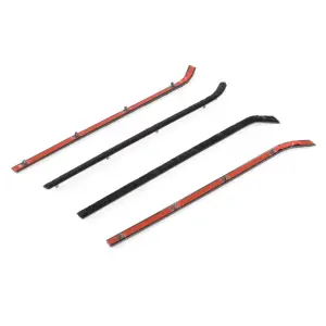 Front Door Beltline Window Felts - Inner & Outer - 4pcs - 60-63 Chevy GMC Truck - Image 1 of 4