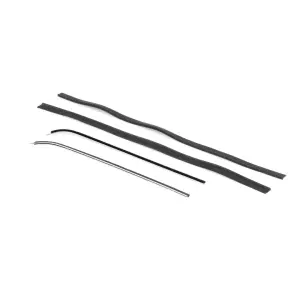 Front Door Beltline Window Felts - Inner & Outer - 51-55 Chevy GMC Truck - Image 1 of 4