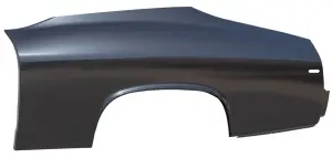 Quarter Panel Skin without Door Jamb - LH - 69 Chevelle - Image 1 of 4