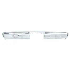 Rear Bumper - Chrome - w/o Impact Strip Holes - 81-91 Chevy GMC C/K Fleetside Truck Blazer Jimmy Suburban - Image 1 of 4