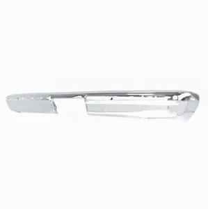 Rear Bumper - Chrome - w/ Impact Strip Holes - 81-91 Chevy GMC C/K Fleetside Truck Blazer Jimmy Suburban - Image 2 of 4