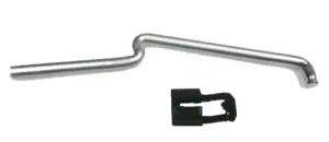 1972 Pontiac Trans Am Door Lock Rod with Clip - LH or RH - 70-81 Camaro Firebird
