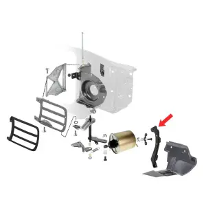 Headlamp Actuator Support Bracket- LH - 69 Camaro Rally Sport - Image 7 of 7