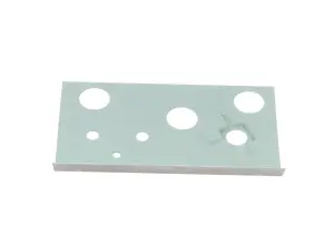 Fuel Oil Gauge Mounting Plate - Green - Front - 68-69 Camaro; 70-74 Chevy II Nova; 74 GTO - Image 3 of 3