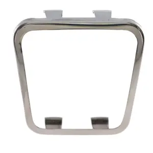 1978 Pontiac Ventura Parking Brake Pedal Pad Trim - Stainless - Large - 69-72 Nova, 69 Camaro, 70-81 Firebird