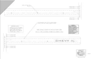 Trunk Trim Template Kit - 67 Chevy II Nova Hardtop - Image 2 of 2