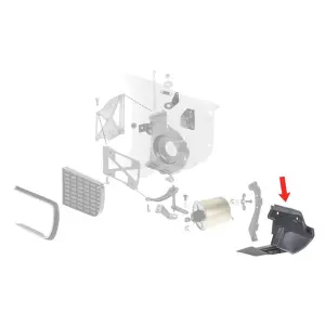 Headlamp Actuator Shield - RH - 68 Camaro Rally Sport - Image 7 of 7