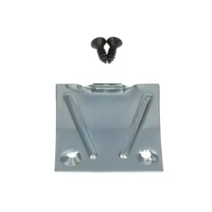 Glove Box Door Catch Plate with Screws - 67-68 Camaro Firebird - Image 3 of 4
