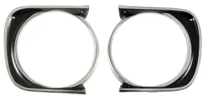 Headlamp Bezels - Pair - 67 Camaro (Standard) - Image 1 of 2