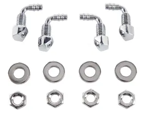 1970 Chevy Corvette Headlamp Washers with Mount Set - 69 Camaro Chevelle