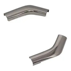Roof Drip Molding Corners - Pair - 67-69 Camaro Firebird; 68-72 Chevelle GTO Tempest Cutlass Grand Prix Skylark - Image 4 of 6