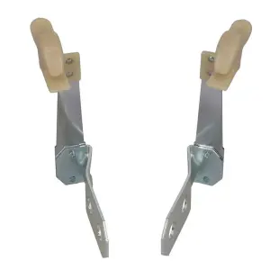 Convertible Top Hold Down Brackets - Manual - Pair - 67-69 Camaro Firebird - Image 4 of 6