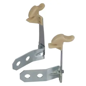 Convertible Top Hold Down Brackets - Manual - Pair - 67-69 Camaro Firebird - Image 5 of 6