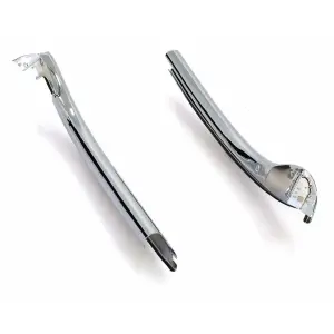 Header Moldings - Chrome - Pair - 67 Camaro Firebird Convertible - Image 5 of 6