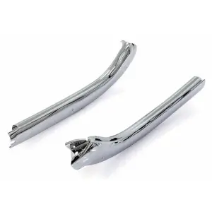 Header Moldings - Chrome - Pair - 67 Camaro Firebird Convertible - Image 6 of 6