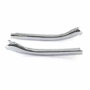 Header Moldings - Chrome - Pair - 67 Camaro Firebird Convertible - Image 1 of 6
