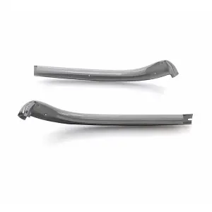 Header Moldings - Satin Finish - Pair - 68-69 Camaro Firebird Convertible - Image 4 of 6