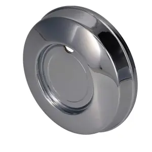 Steering Wheel Horn Cap - Polished Chrome without Insert - 67 Camaro RS or SS - Image 2 of 6