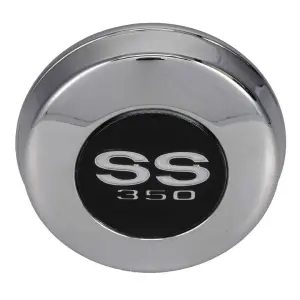 Steering Wheel Horn Cap - SS 350 insert - 67 Camaro - Image 1 of 6
