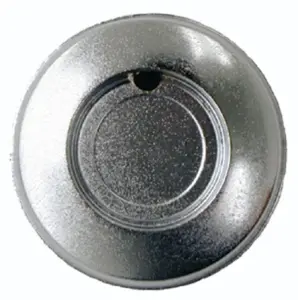 Steering Wheel Horn Cap (Standard & Deluxe) - Polished Chrome without Insert - 68 Camaro RS or SS - Image 1 of 3