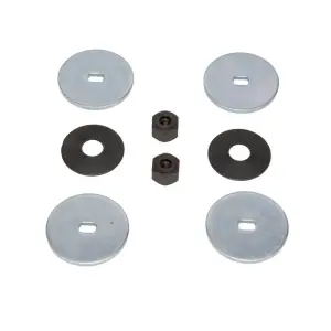 Headlamp Motor Steel Drive Washer and Nut Set - 8pcs - 67 Camaro Rally Sport - Image 3 of 7