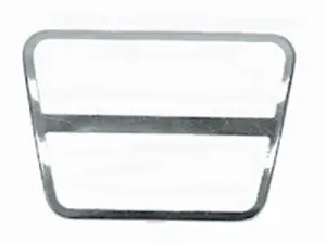 1972 Pontiac Trans Am Brake or Clutch Pedal Pad Trim - Stainless - 68-71 Chevy II Nova; 67-69 Camaro; 68-81 Firebird